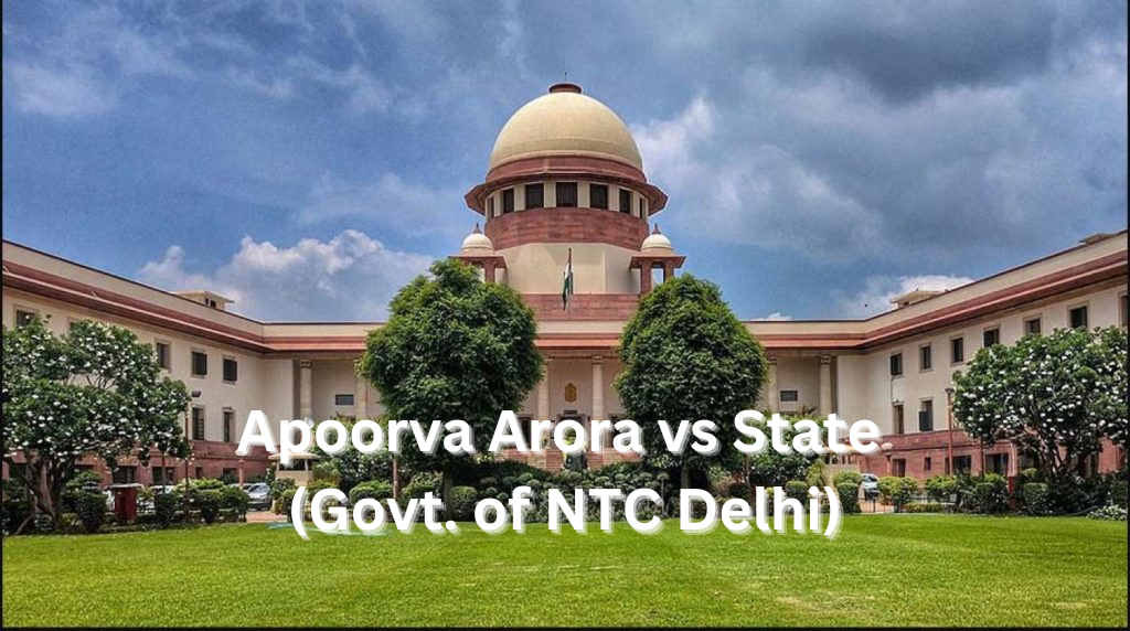 Apoorva Arora vs State