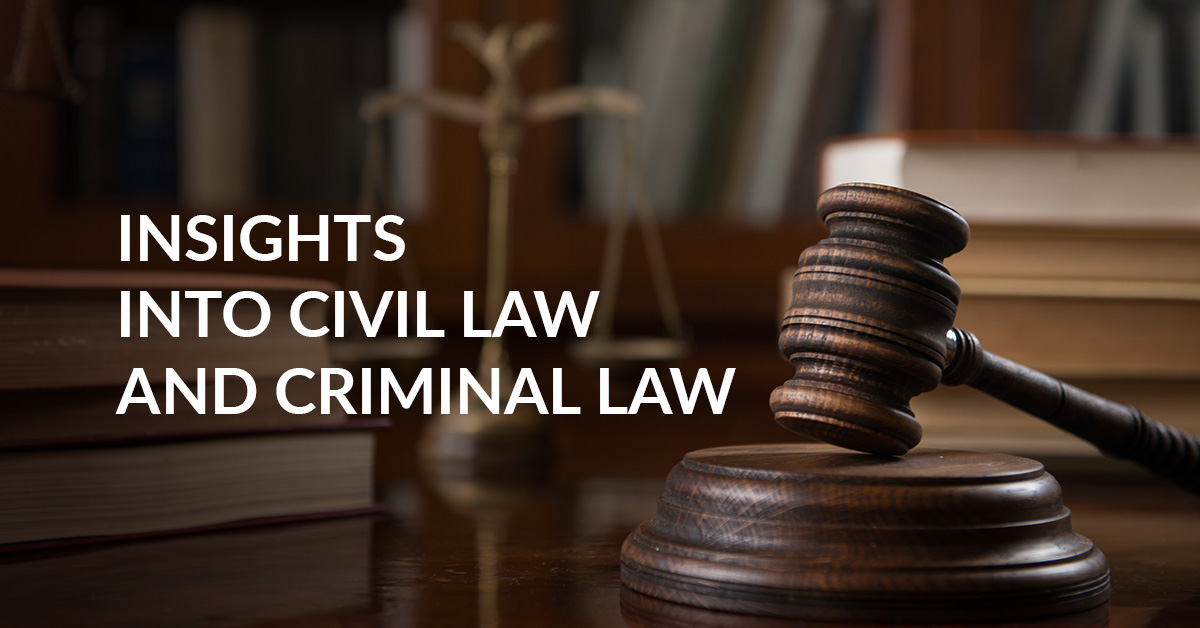 Differences Between Civil and Criminal Law