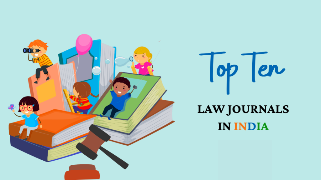 Top 10 Law Journals in India